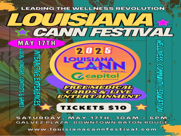 3rd Annual Louisiana Cann Festival Returns May 17 with International Artist Sister Nancy