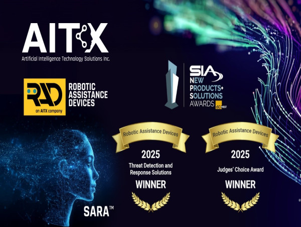 RAD's SARA, Developed by AITX, Captures Industry Attention Following Dual Wins at ISC West 2025