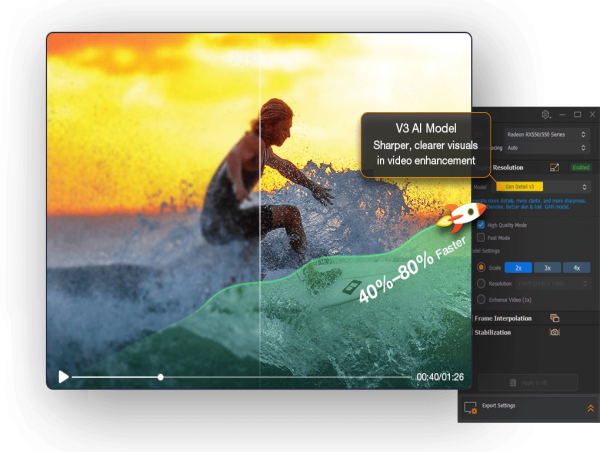 Winxvideo AI 4.0 Unleashed: AI Video Enhancements Speeded Up by 80%, with Less than 60% CPU Load