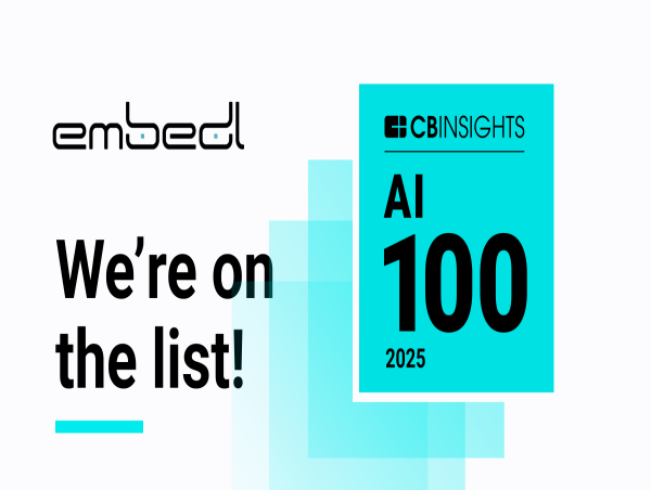 Embedl Named to the 2025 CB Insights’ List of the 100 Most Innovative AI Startups