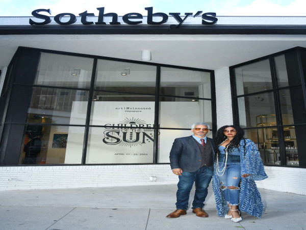 Art Melanated’s 'Children of the Sun' Exhibition Shines Bright at Sotheby’s Beverly Hills w/Star-Studded Opening Night