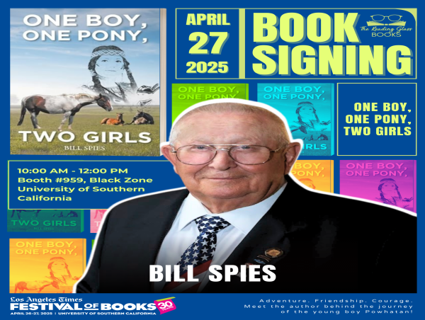  Bill Spies Unveils 'One Boy, One Pony, Two Girls' at LA Times Festival of Books 