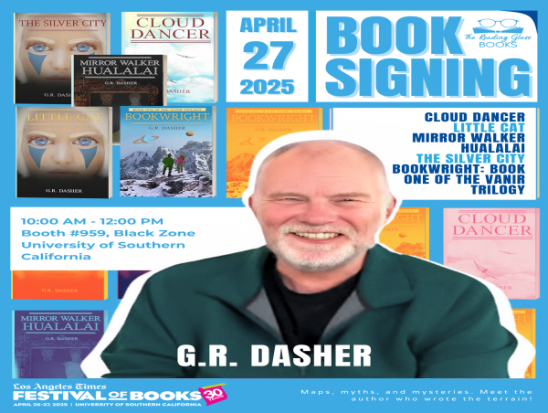  G.R. Dasher Sets Out for LA Times Festival of Books 2025 