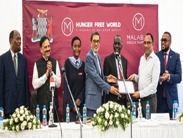 Malabar Group Expands 'Hunger Free World' Project in Zambia, Providing Nutritious Meals to 10,000 Children