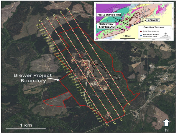  Carolina Rush Identifies Compelling Porphyry Drill Targets from Deep-Sensing MT-IP Geophysical Survey at Brewer Gold-Copper Project 