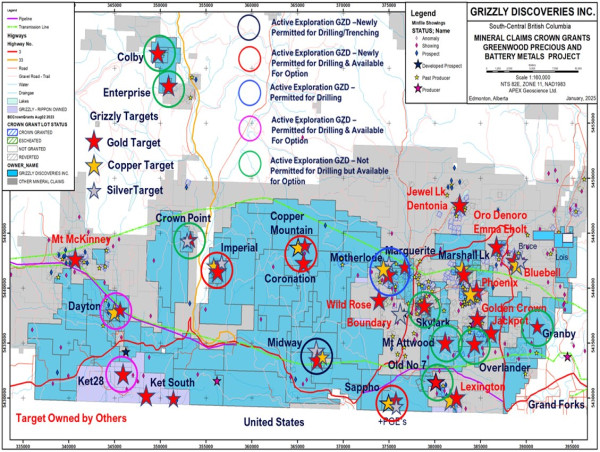  Grizzly Announces Private Placement, Debt Settlement, and Provides Update on The Greenwood Precious and Critical Minerals Project 