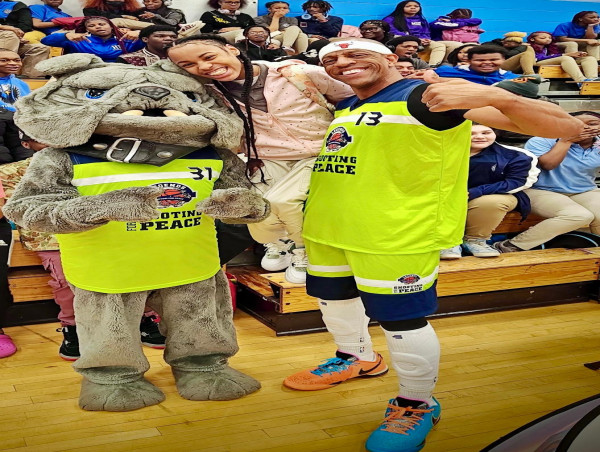 NBA Legend Jerome 'Junk Yard Dog' Williams Brings Shooting for Peace to Woodson High School in D.C. on May 29, 2025