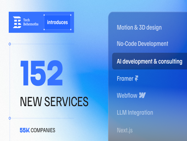  TechBehemoths Introduces 152 New Services to Support Tech Companies and Project Owners 