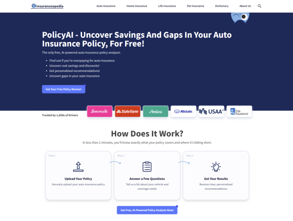 Insuranceopedia Unveils PolicyAI - Insurance AI-Tool That Slashes Auto Insurance Costs