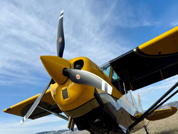  Hartzell Propeller’s Carbon Fiber Pathfinder Now Approved for Aviat Husky 