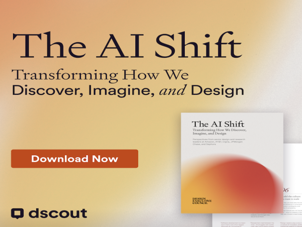 Dscout and Design Executive Council Unite to Launch 'The AI Shift'
