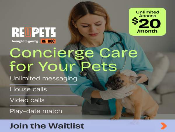 RevDoc Expands into Pet Care with Launch of RevPets: Concierge Veterinary Care
