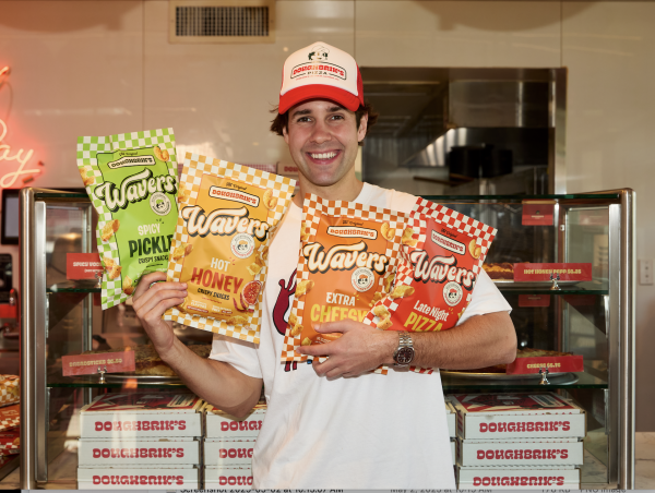 Digital Megastar David Dobrik Evolves His Pizza Empire Into The Snack Space With The Original DOUGHBRIK’S Wavers