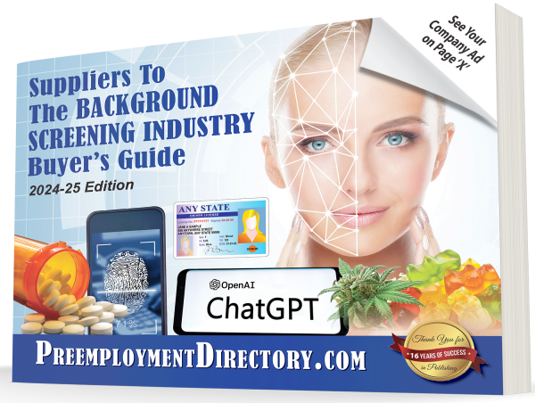 PreemploymentDirectory.com Publishes its Sixteenth Suppliers to the Background Screening Industry Buyers’ Guide