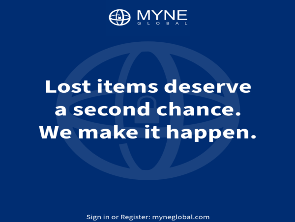 Myne Global Launches 'Lost Items Deserve a Second Chance' Awareness Campaign