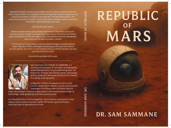  Dr. Sam Sammane's 'Republic of Mars' Hits #1 Bestseller on Amazon in Mystery and Space-Themed Lists 