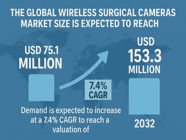 Wireless Surgical Cameras Market Poised for Remarkable Growth to Reach USD 153.3 Million by 2032 at a 7.4% CAGR | FMI