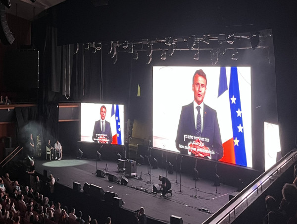 President Emmanuel Macron and EU High Representative Kaja Kallas address I/P peacebuilders, with €18m in new EU funding