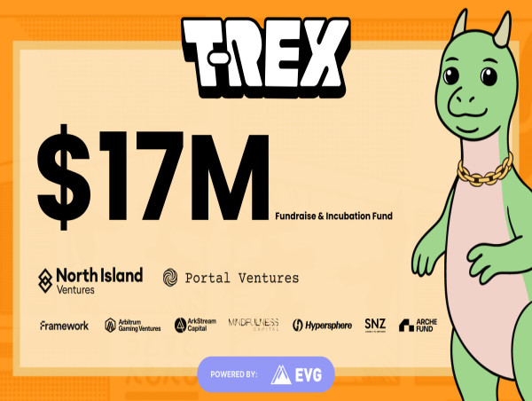 New purpose-built blockchain T-Rex raises $17 million to transform attention layer in Web3