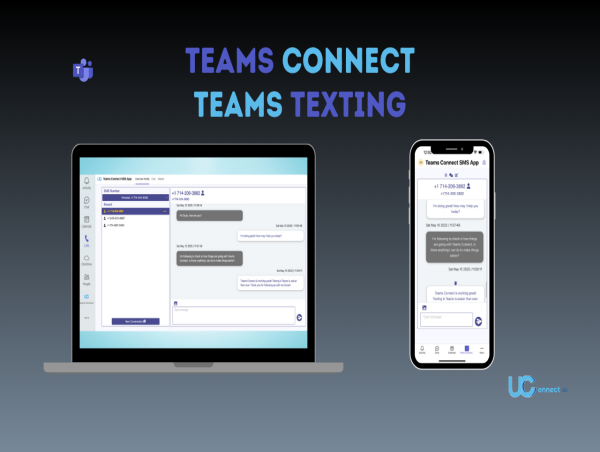 Texting in Microsoft Teams with Teams Connect