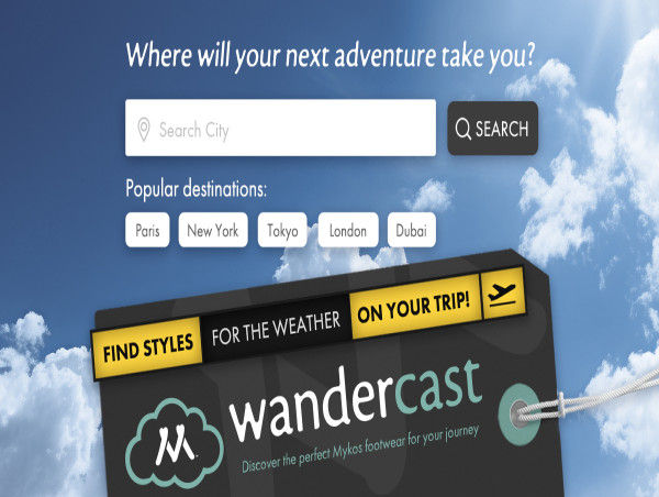 Mykos Launches 'Wandercast', an Innovative Tool to Help Travelers Find the Perfect Footwear for Any Destination