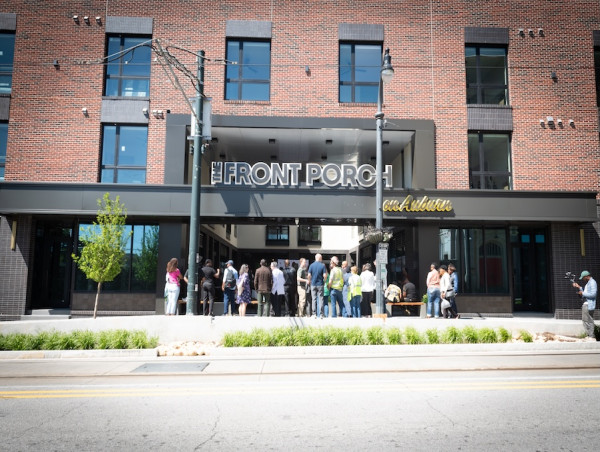 Michael Hatcher and Sovereign Cooper Joint Venture Celebrates Front Porch Ribbon-Cutting in Historic Auburn Avenue