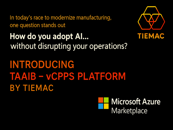 Tiemac’s TAAIB – vCPPS Platform Now Available in Microsoft Azure Marketplace