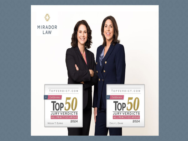 Mirador Law Secures Two of the Top 50 Personal Injury Verdicts in California for 2024