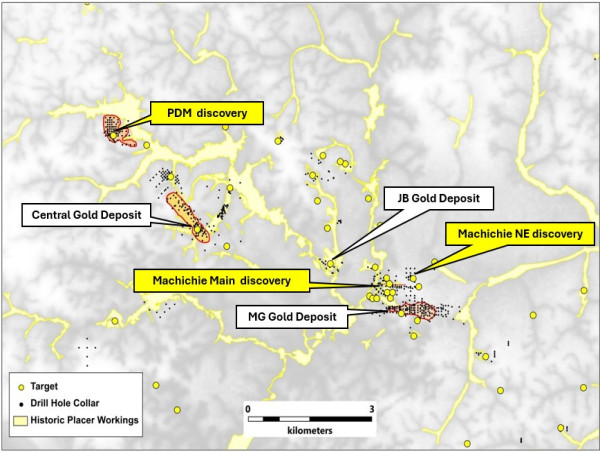 Cabral Gold Drills 2m @ 52.3 g/t Gold at the Machichie Main Gold Deposit, Cuiú Cuiú Gold District, Brazil
