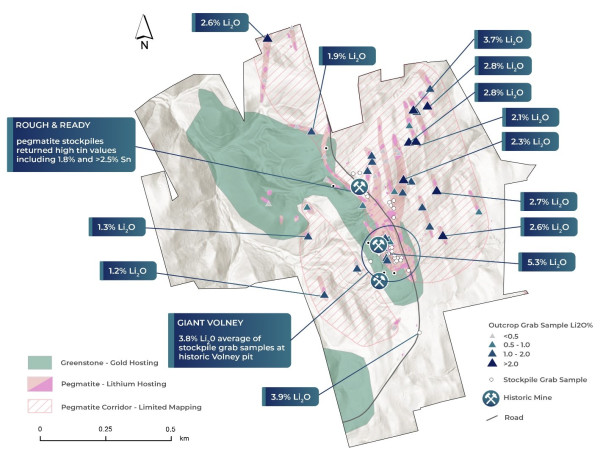 Lion Rock Resources Reports High-Grade Lithium Results at Volney Project, South Dakota