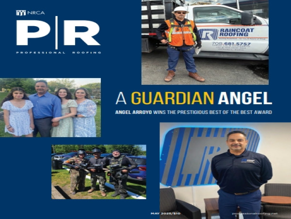 Raincoat Roofing Recognized Nationally with 'Best of the Best' Award in Professional Roofing Magazine