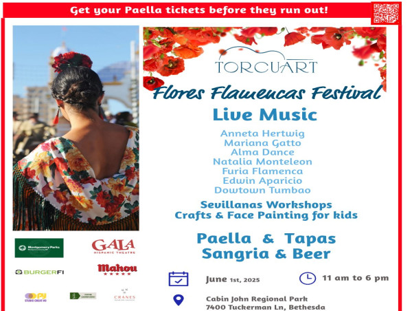  3rd Annual Flores Flamencas Festival Brings Spanish Music, Dance and Cuisine to Montgomery County 