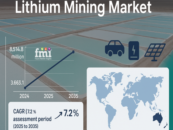 The Water Footprint of Lithium Mining: An Overlooked Environmental Cost, Research by Future Market Insights, Inc.