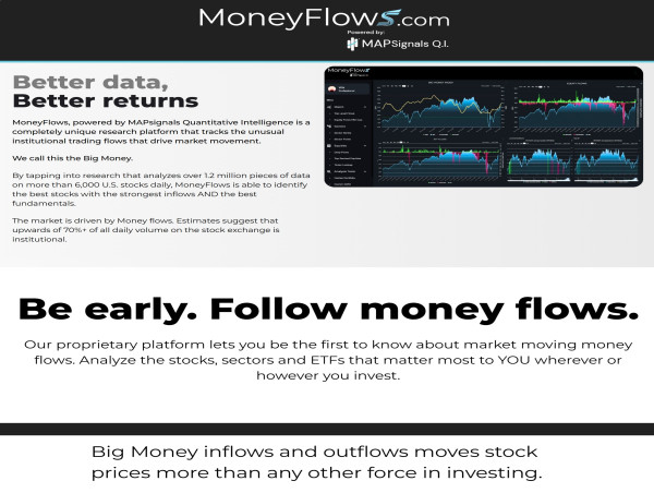 MAPsignals Announces Rebrand to: MoneyFlows Powered by MAPsignals Q.I.