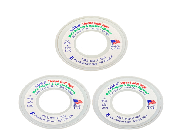 Fluoramics Expands Thread Sealant Line with Two New Full-Density Thread Seal Tapes for Specialty Applications