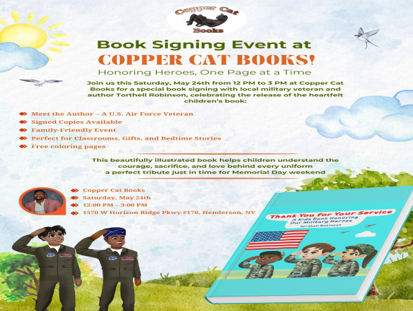 Book Collection by Torthell Announces New Children’s Titles and Memorial Day Weekend Signing at Copper Cat Books