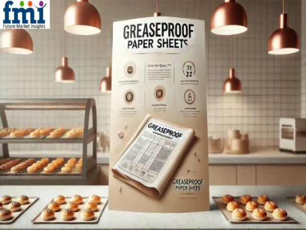  Greaseproof Paper Sheets Market to Hit USD 2.3 Billion by 2035, Driven by Demand for Sustainable Food Packaging | FMI 