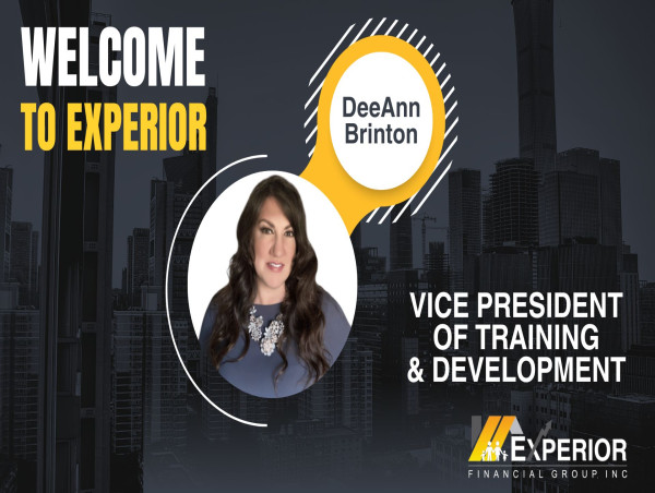 Experior Financial Group Welcomes DeeAnn Brinton as Vice President of Training and Development.