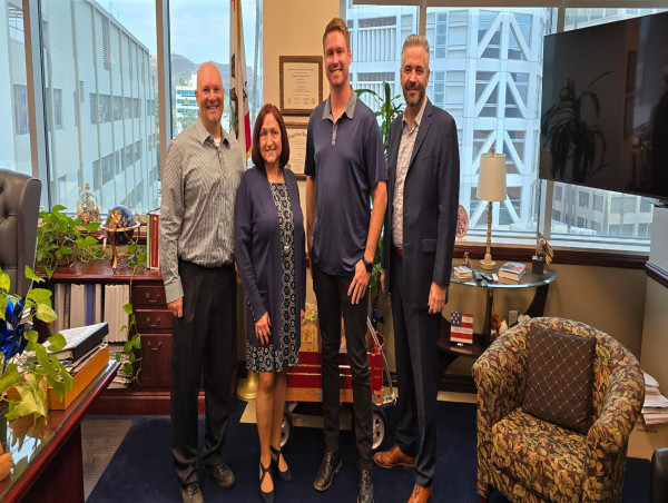 Yxstian Gutierrez, Chairman of IEHP Board of Directors, Visits Autism Behavior Services Inc.