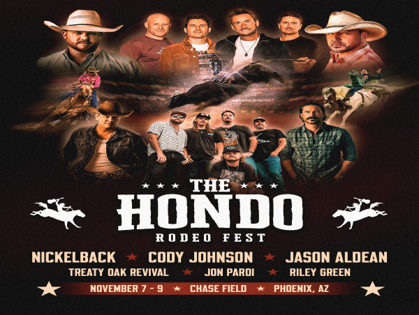 SUPERSTARS NICKELBACK, CODY JOHNSON AND JASON ALDEAN ANNOUNCED AS HEADLINERS FOR THE 2025 HONDO RODEO FEST