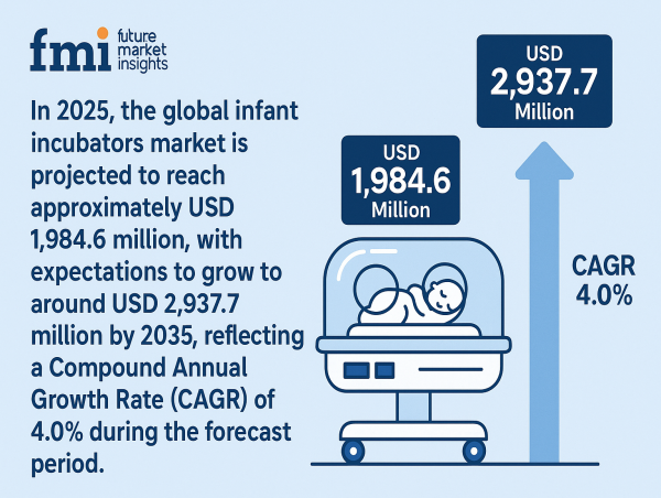 Infant Incubators Market Set to Surpass USD 2,937.7 Million by 2035 Demand for Advanced Neonatal Care Technologies | FMI
