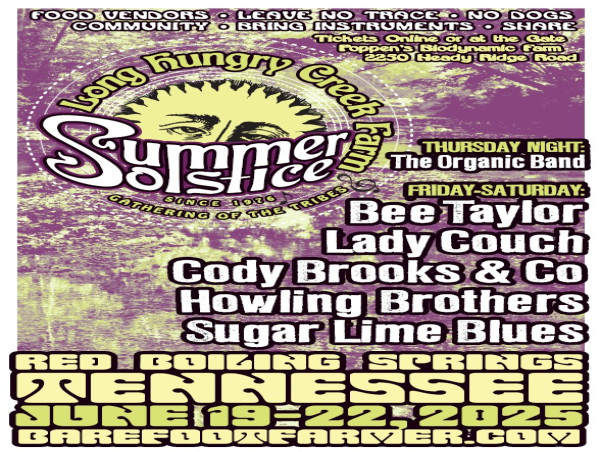 'Summer Solstice Music Festival & Campout' returns to Red Boiling Springs, Tennessee