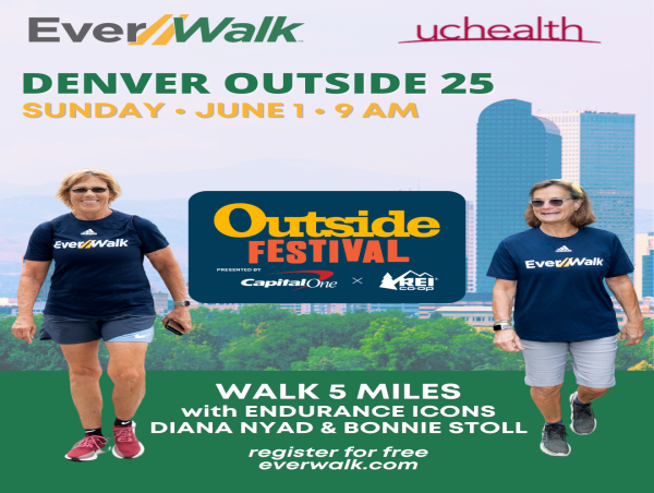 Join the Second Annual EverWalk Denver Outside 25 at the Outside Festival on June 1