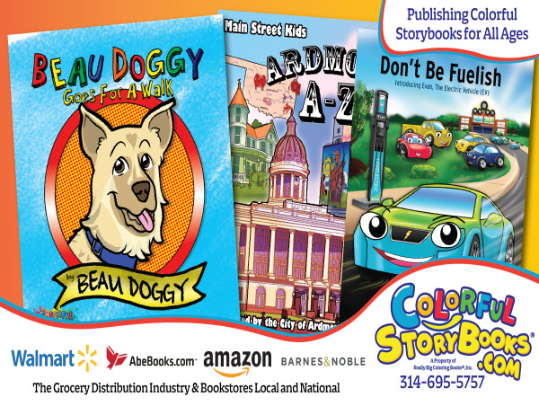 Colorful Story Books launches new full-color line of books for retail, educators, authors from St. Louis MO 