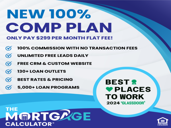 The Mortgage Calculator Announces High-Earning MLO Compensation Plans With Integrated Licensing Course