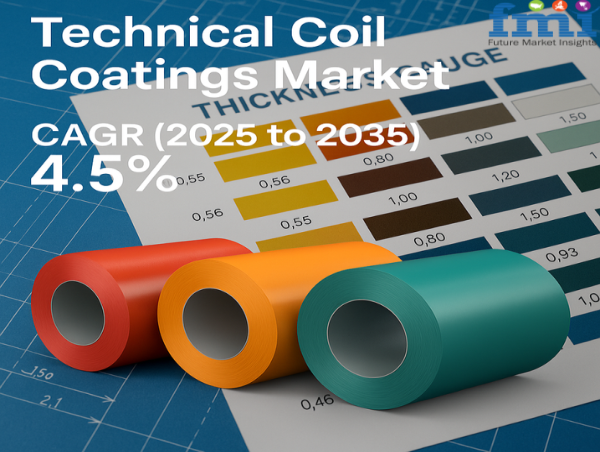 Technical Coil Coatings Market to Grow at 4.5% CAGR (2025-2035) Driven by Corrosion Resistance & Durability Demand