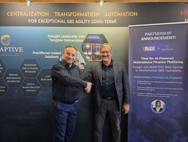Time for AI-Powered Autonomous Finance Platforms -- Emagia and Adaptive SAG Partner to Revolutionize GBS Operations