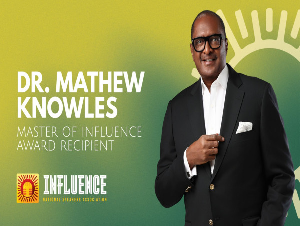 Dr. Mathew Knowles to Be Honored with the National Speakers Association’s Prestigious 2025 Master of Influence Award