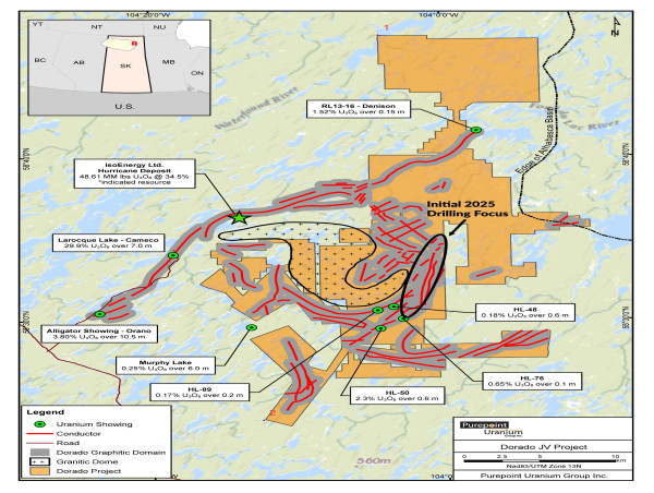 Purepoint Mobilizing for Summer Uranium Drill Program at Dorado Project - Eastern Athabasca Basin