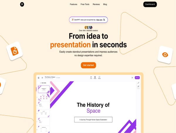 AI Presentation Maker GenPPT Acquired as Demand for AI Tools Grows
